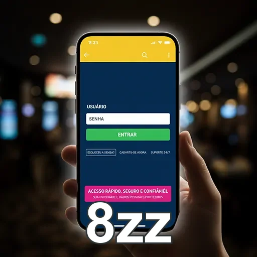 Ilustração de Descubra o aplicativo 8zz para uma experiência de cassino prática