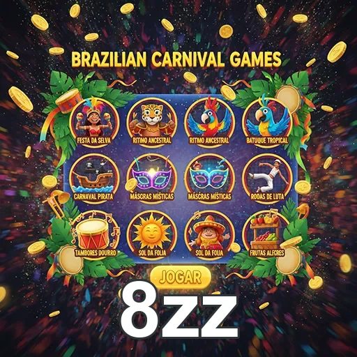 Ilustração de Explore os Slots e Serviços VIP da 8zz com Segurança