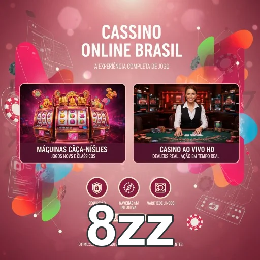 Ilustração de Explore os Slots e Serviços VIP da 8zz com Segurança