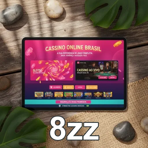 Ilustração de Descubra o entretenimento dos slots no 8zz com agilidade