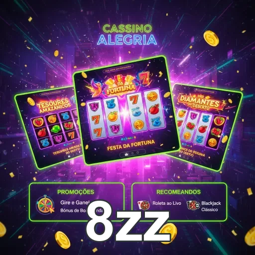 Ilustração de Aproveite as melhores promoções no 8zz com saques rápidos