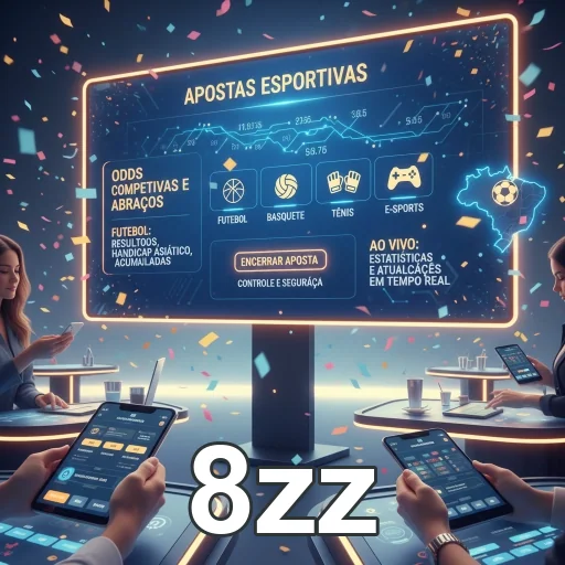Ilustração de Aproveite as melhores promoções no 8zz com saques rápidos